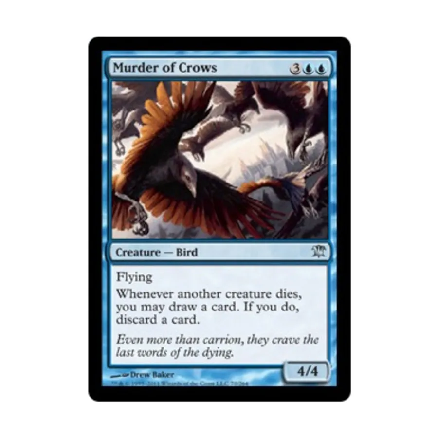 CCG Убийство ворон (U), MTG - Innistrad
CCG Убийство ворон (U), MTG - Innistrad