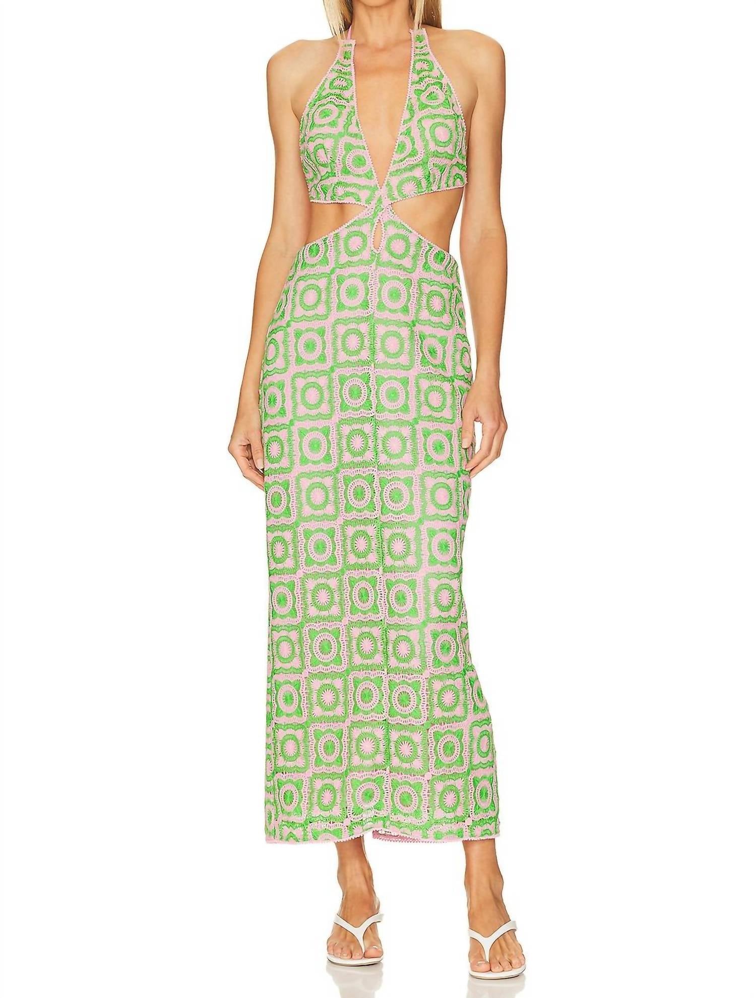 Платье Muse Midi в розово-зеленом цвете Show Me Your Mumu
Платье Muse Midi в розово-зеленом цвете Show Me Your Mumu