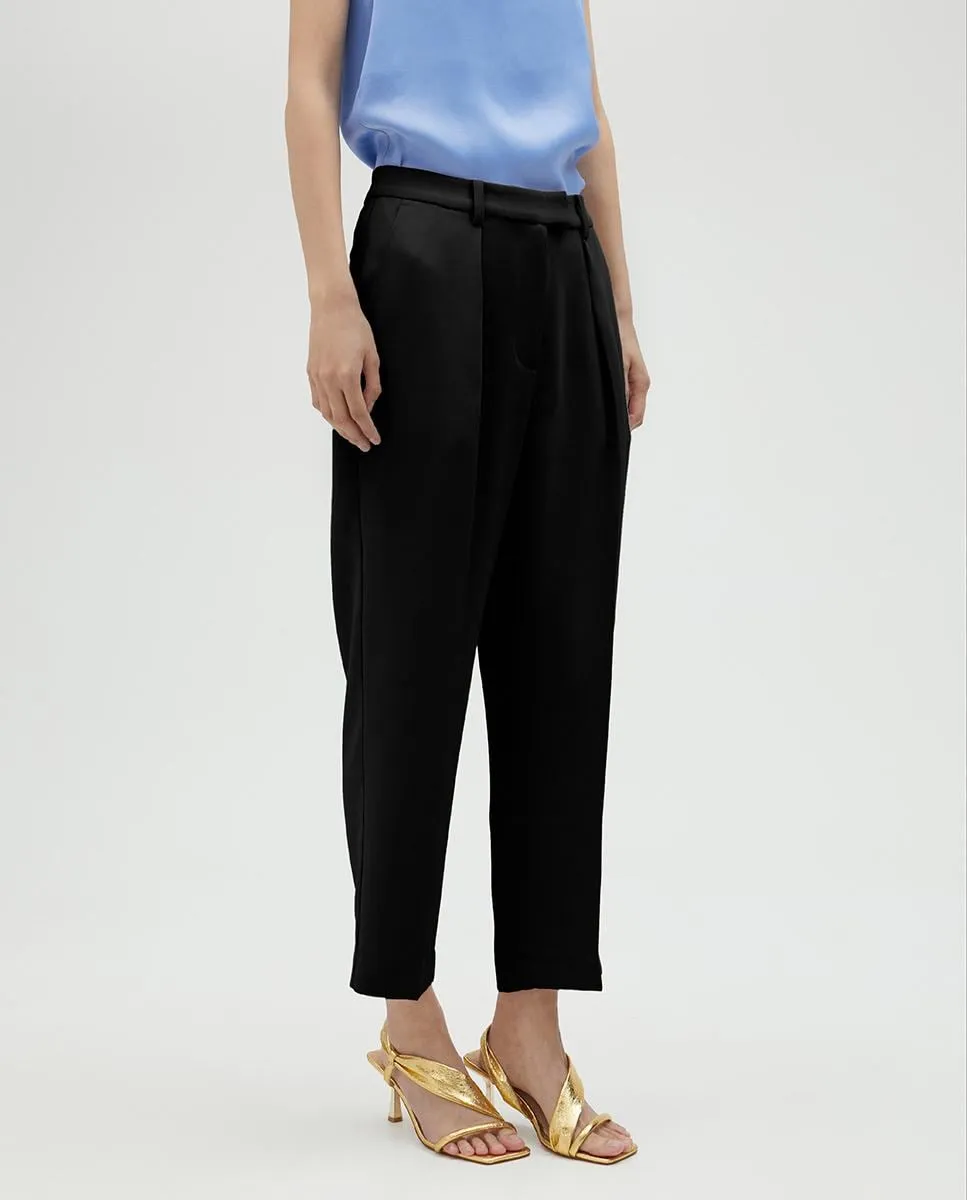 Женские прямые брюки со складками Lola Casademunt, черный
Женские прямые брюки со складками Lola Casademunt, черный