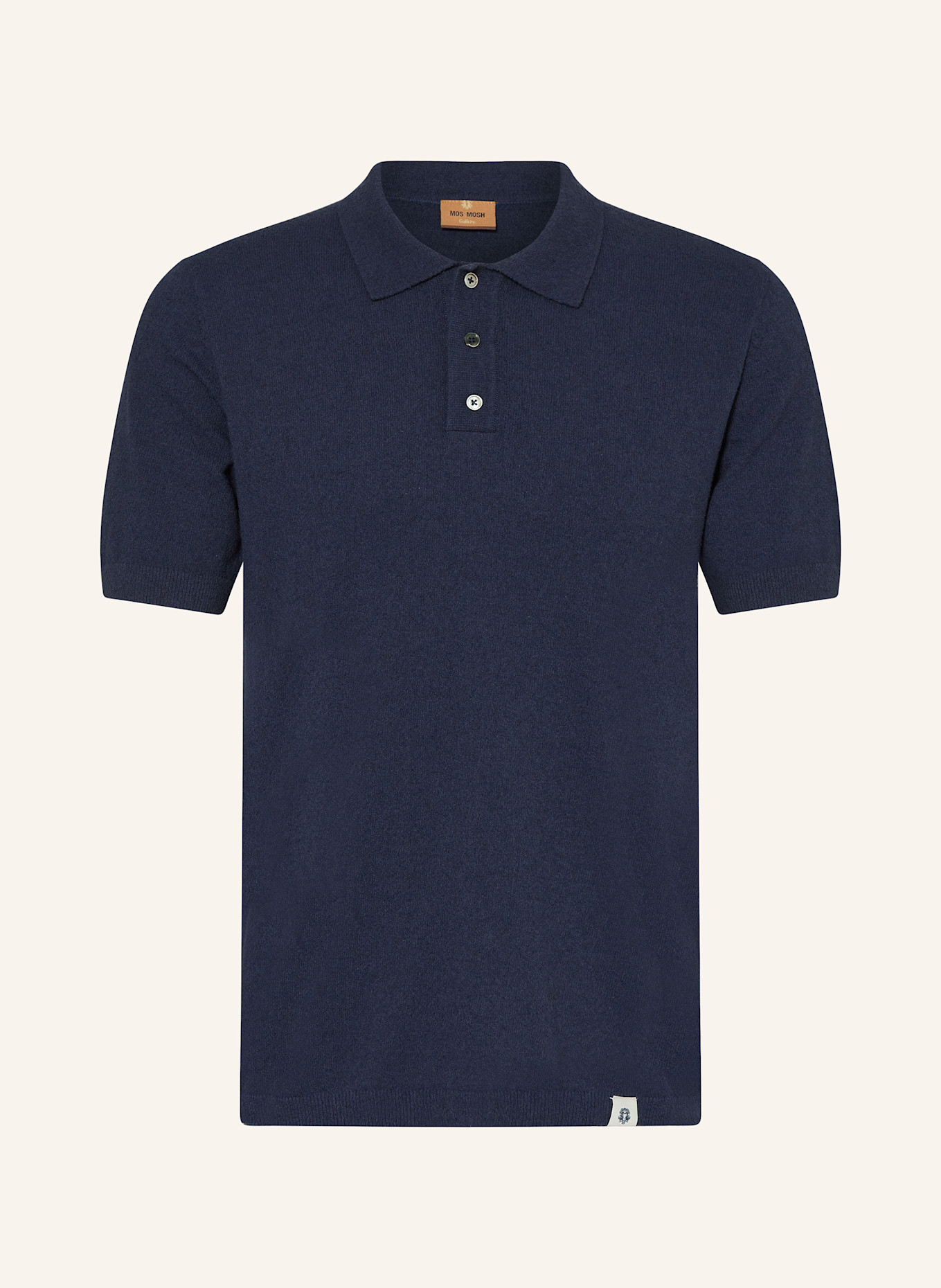 Рубашка поло из букле mmgkyle Mos Mosh Gallery, синий 
Рубашка поло из букле mmgkyle Mos Mosh Gallery, синий