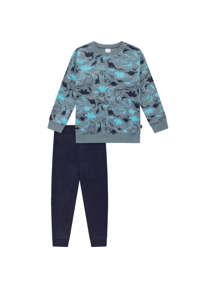 Пижама Schiesser, синий/серый
Пижама Schiesser, синий/серый