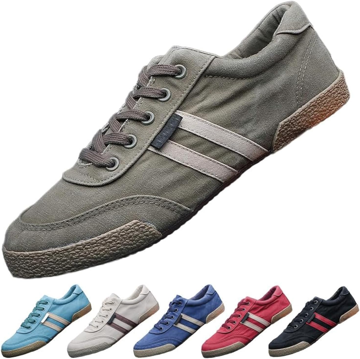 Мужские холщовые кроссовки, универсальные, повседневные, дышащие, модные, удобные, низкие, плоские, для прогулок, простые, мягкие, винтажные, на шнуровке, повседневные туфли Boxpopla, зеленый
Мужские холщовые кроссовки, универсальные, повседневные, дышащие, модные, удобные, низкие, плоские, для прогулок, простые, мягкие, винтажные, на шнуровке, повседневные туфли Boxpopla, зеленый