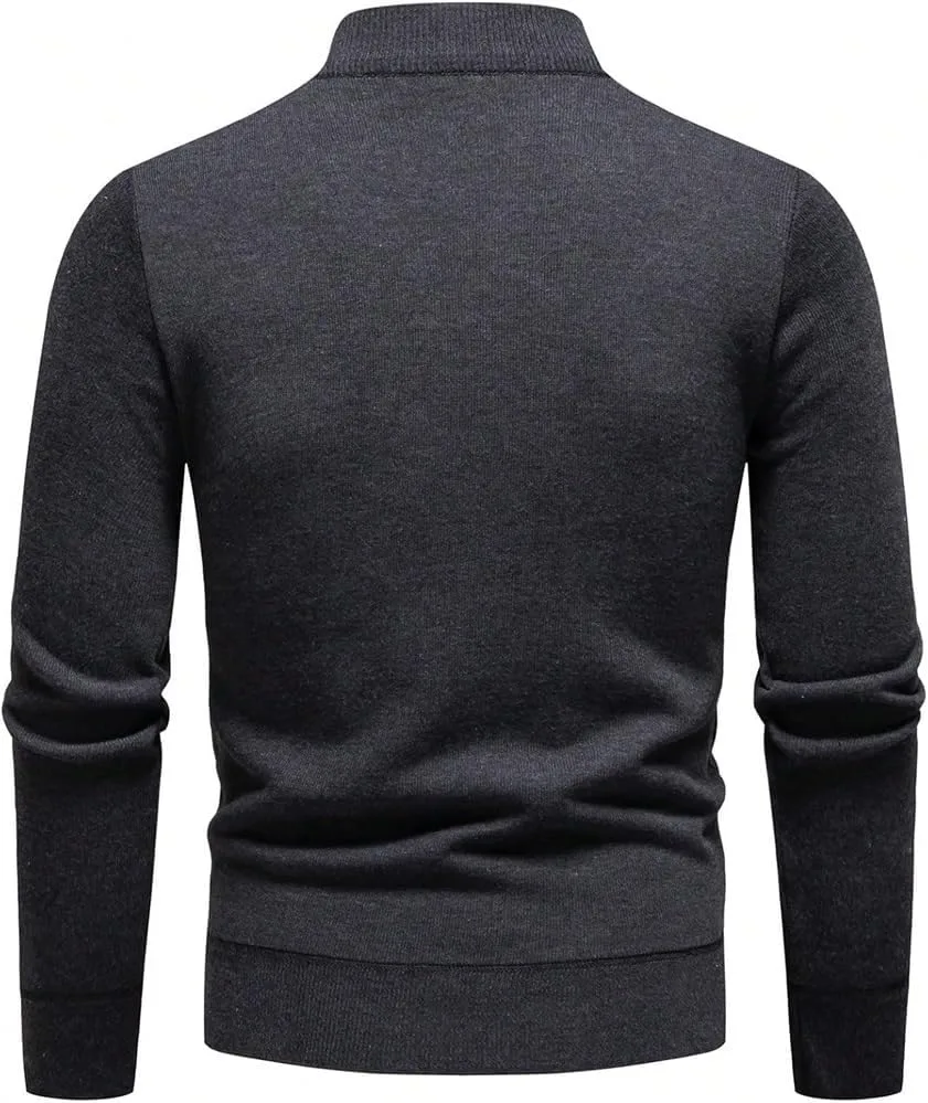 Мужской свитер с воротником стойкой, длинный рукав, теплый для осени и зимы HBNCFTI
Мужской свитер с воротником стойкой, длинный рукав, теплый для осени и зимы HBNCFTI