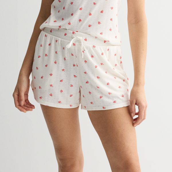 Женские шорты для сна с пуантами Sonoma Goods For Life, цвет ivory floral
Женские шорты для сна с пуантами Sonoma Goods For Life, цвет ivory floral