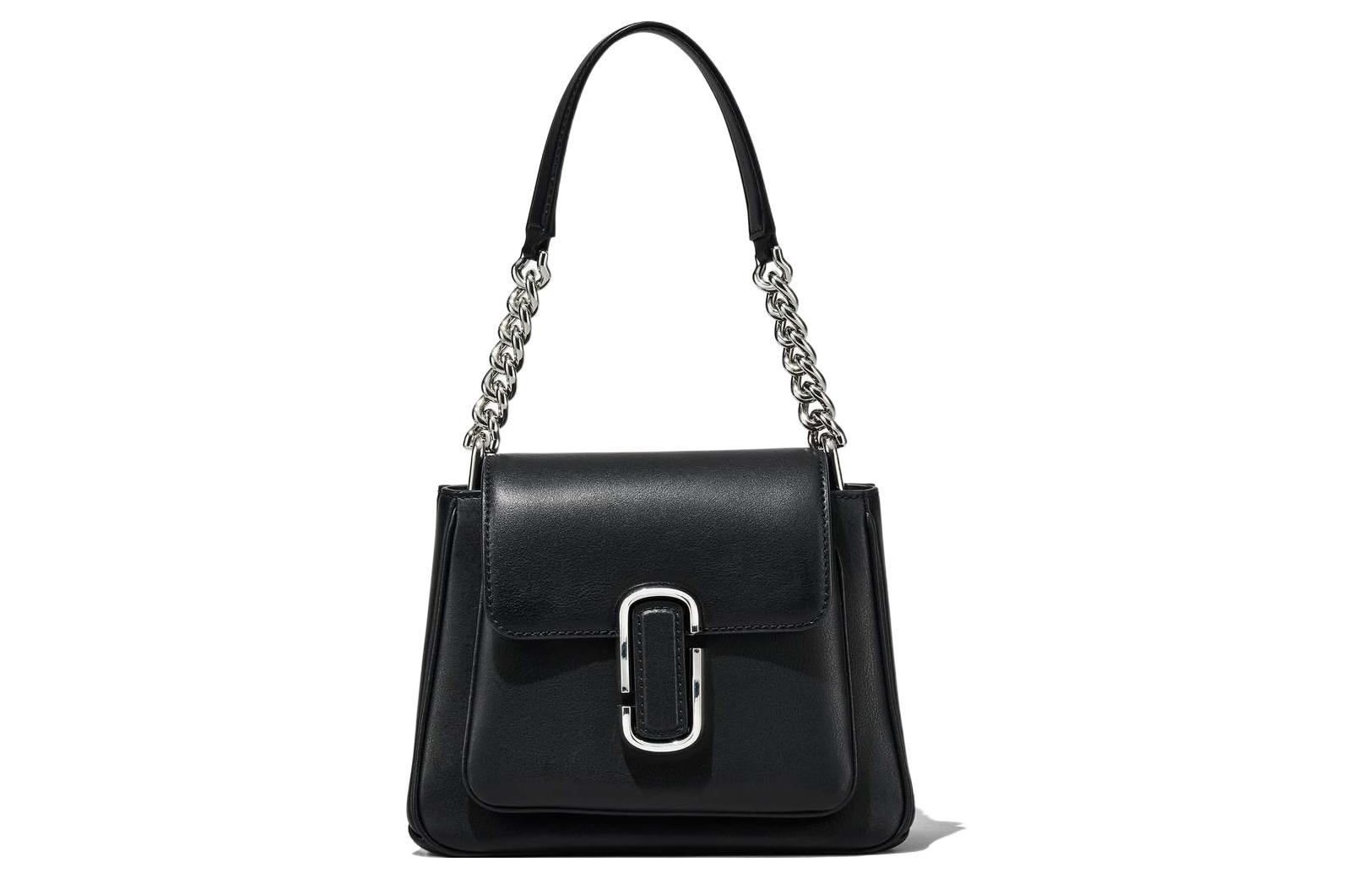 Гладкая кожаная мини-сумка через плечо женская черная MARC JACOBS
Гладкая кожаная мини-сумка через плечо женская черная MARC JACOBS