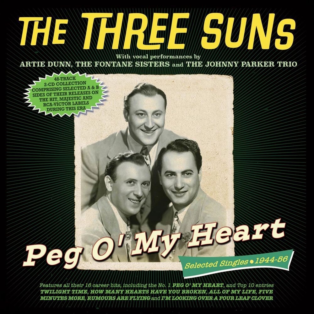Диск CD Peg O' My Heart: Selected Singles 1944-56 - The Three Suns 
Диск CD Peg O' My Heart: Selected Singles 1944-56 - The Three Suns