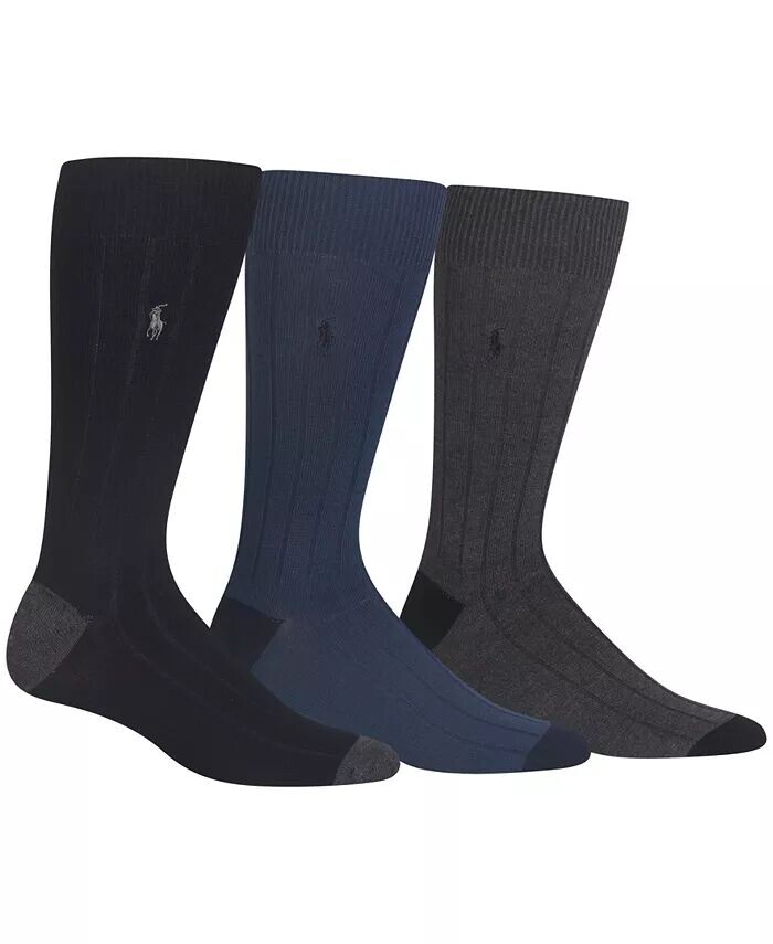 Мужские носки Soft Touch Rib Dress Socks, 3 пары Polo Ralph Lauren, мультиколор
Мужские носки Soft Touch Rib Dress Socks, 3 пары Polo Ralph Lauren, мультиколор