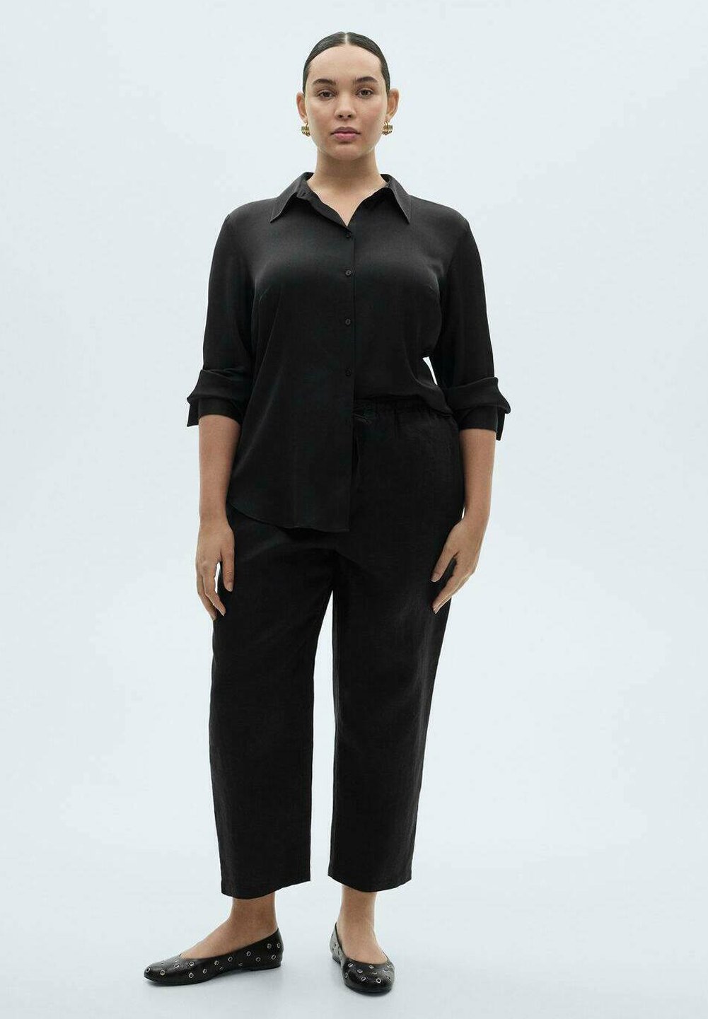 Брюки LINEN Mango, черный
Брюки LINEN Mango, черный