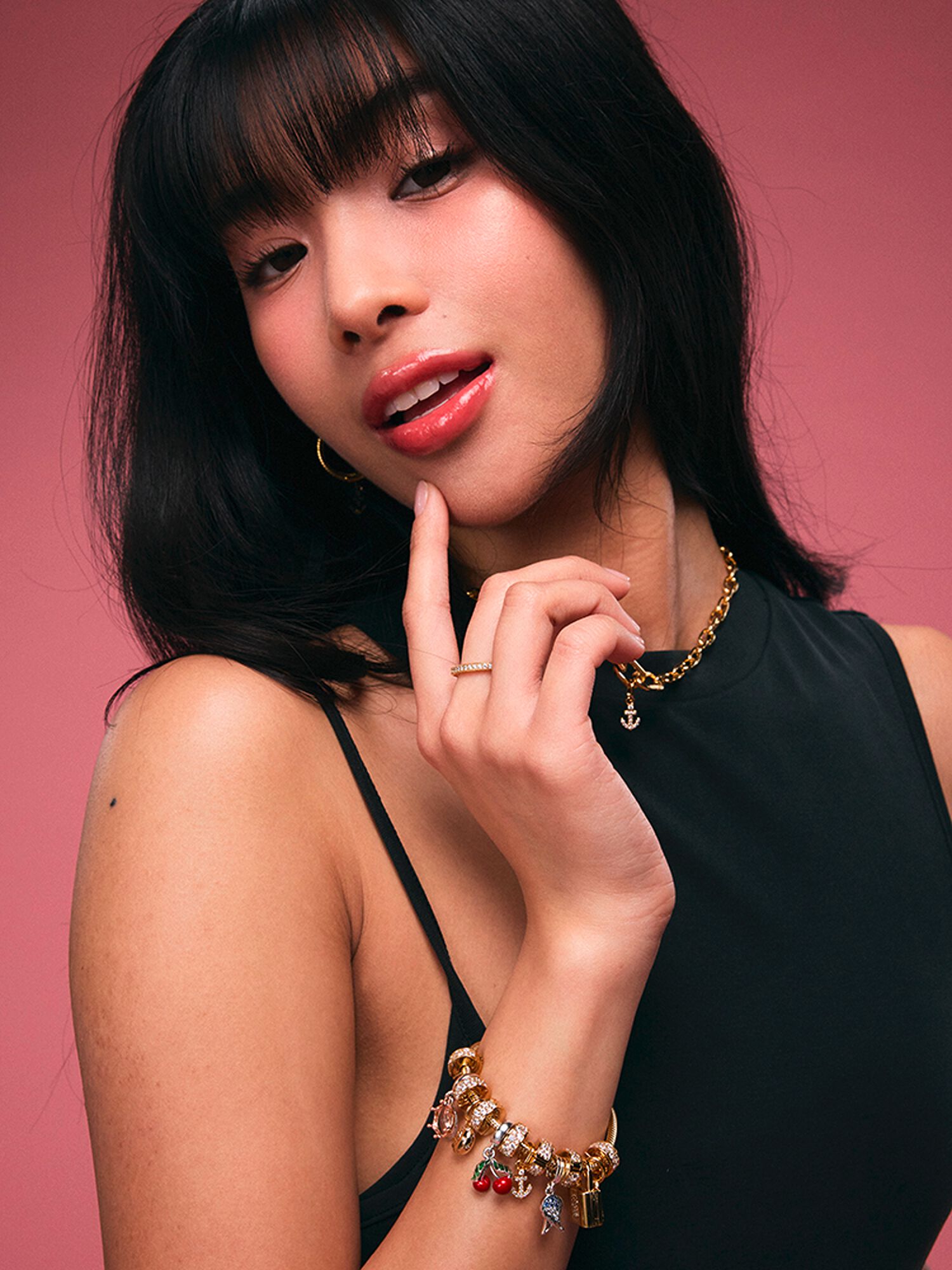 Комплект ожерелий с подвесками Якорь от Софии Pandora