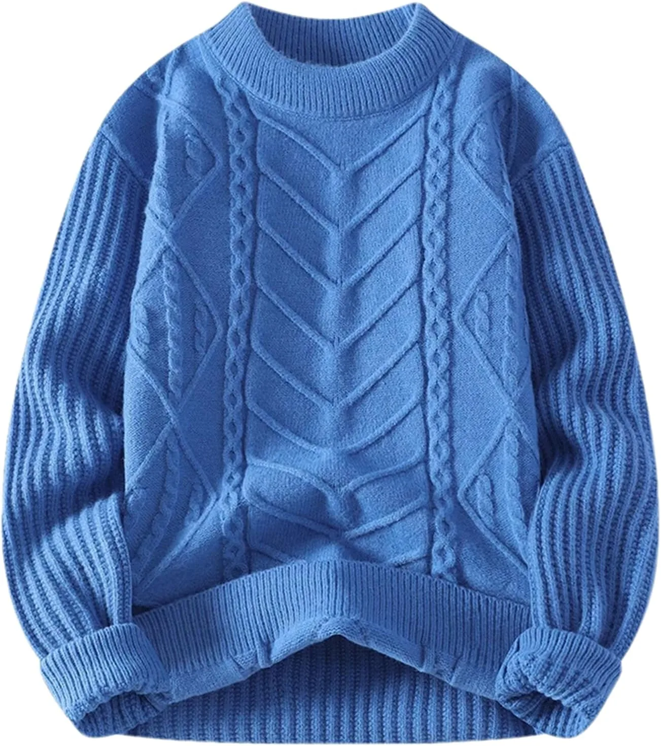 Мужской свитер из кашемира с круглым вырезом
Мужской свитер из кашемира с круглым вырезом