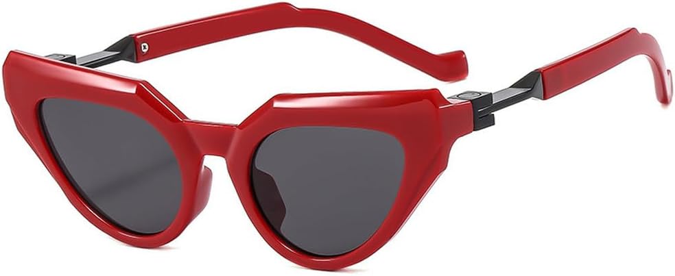 Ретро-солнцезащитные очки «кошачий глаз» для женщин, модные мужские очки с прозрачными градиентными линзами и защитой от УФ-излучения UV400, трендовые очки для вождения HVTVTLA, Red Gray
Ретро-солнцезащитные очки «кошачий глаз» для женщин, модные мужские очки с прозрачными градиентными линзами и защитой от УФ-излучения UV400, трендовые очки для вождения HVTVTLA, Red Gray