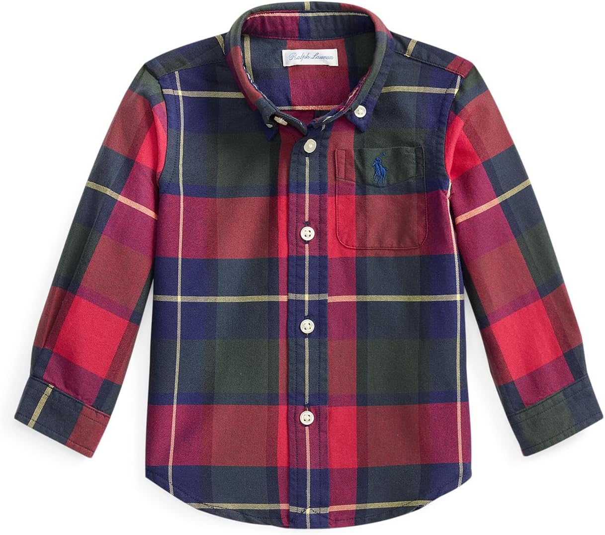 Рубашка Оксфорд из хлопковой ткани в клетку Polo Ralph Lauren Kids, Rustic Red/Yellow/Multicolor
Рубашка Оксфорд из хлопковой ткани в клетку Polo Ralph Lauren Kids, Rustic Red/Yellow/Multicolor