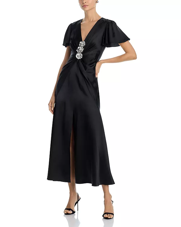 Шелковое платье Кордин Cinq À Sept, черный
Шелковое платье Кордин Cinq À Sept, черный