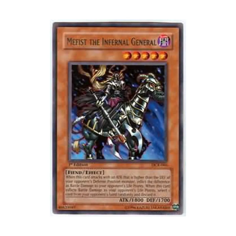 CCG Мефист Инфернальный генерал (Редкий), Yu-Gi-Oh - Dark Crisis - Singles
CCG Мефист Инфернальный генерал (Редкий), Yu-Gi-Oh - Dark Crisis - Singles