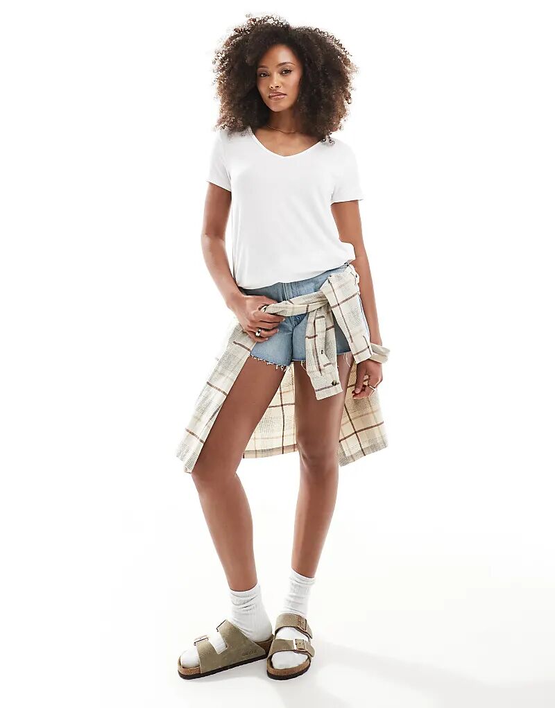 Футболка свободного кроя с логотипом белого цвета Hollister
Футболка свободного кроя с логотипом белого цвета Hollister