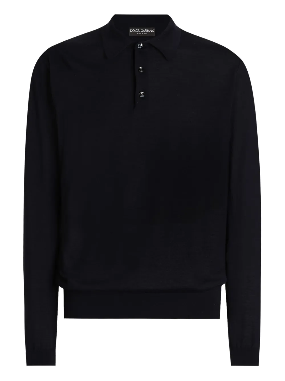 Кашемировый свитер с воротником поло Dolce & Gabbana, синий
Кашемировый свитер с воротником поло Dolce & Gabbana, синий