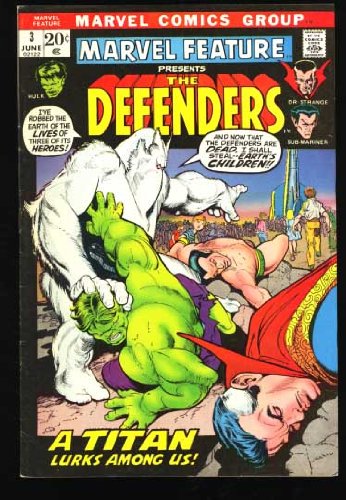 Marvel Feature Presents "The Defenders" (Comic Issue #3) June 1972 (Marvel Comics Group)
Marvel Feature Presents "The Defenders" (Comic Issue #3) June 1972 (Marvel Comics Group)