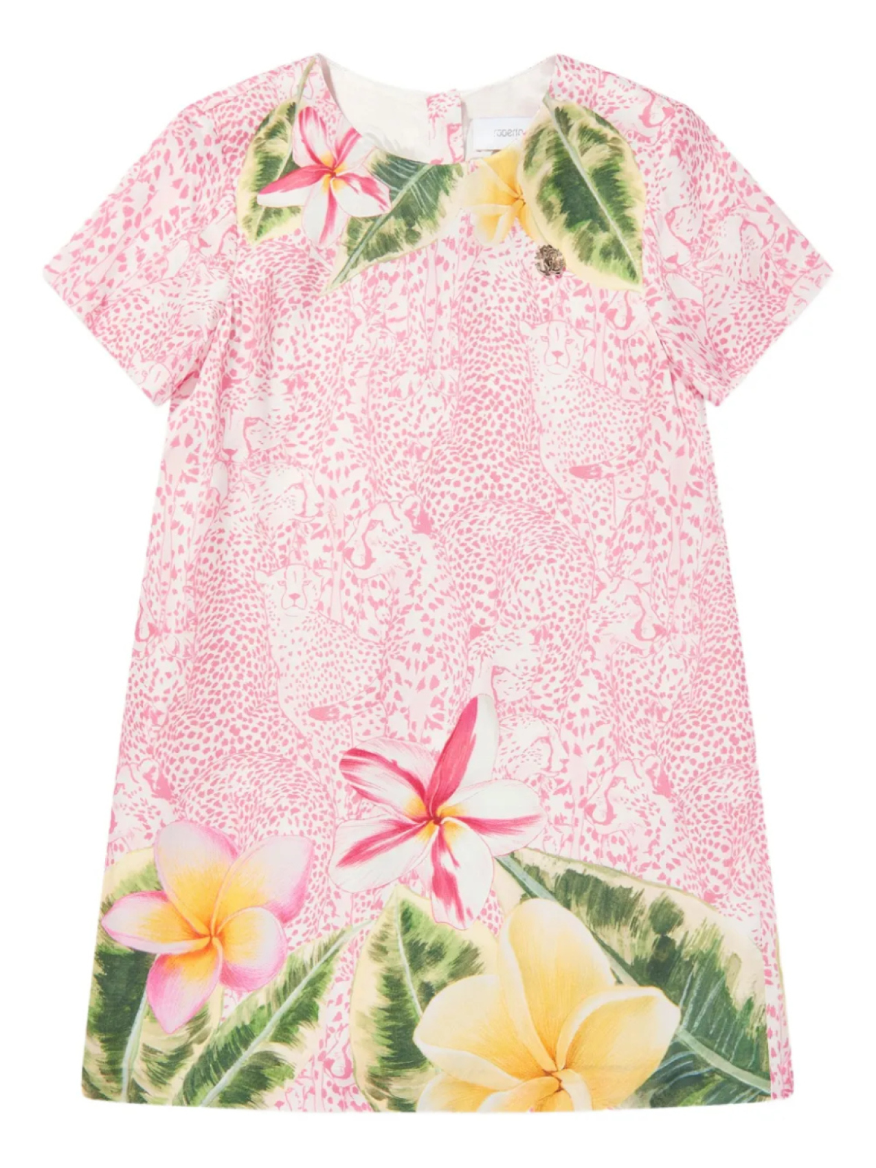 Платье с цветочным принтом Roberto Cavalli Junior, розовый
Платье с цветочным принтом Roberto Cavalli Junior, розовый