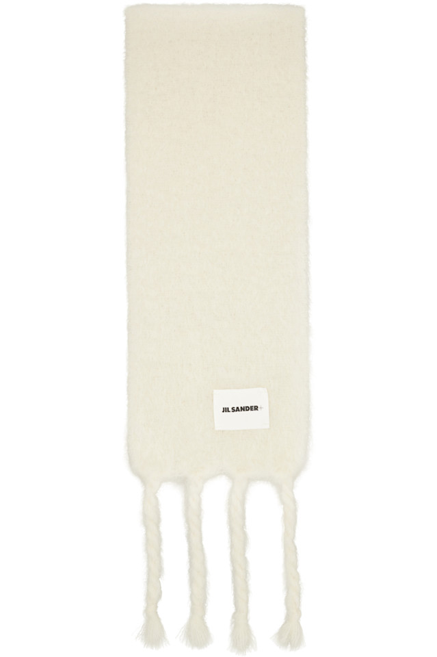 Узкий шарф из шерстяной смеси Jil Sander, белый
Узкий шарф из шерстяной смеси Jil Sander, белый