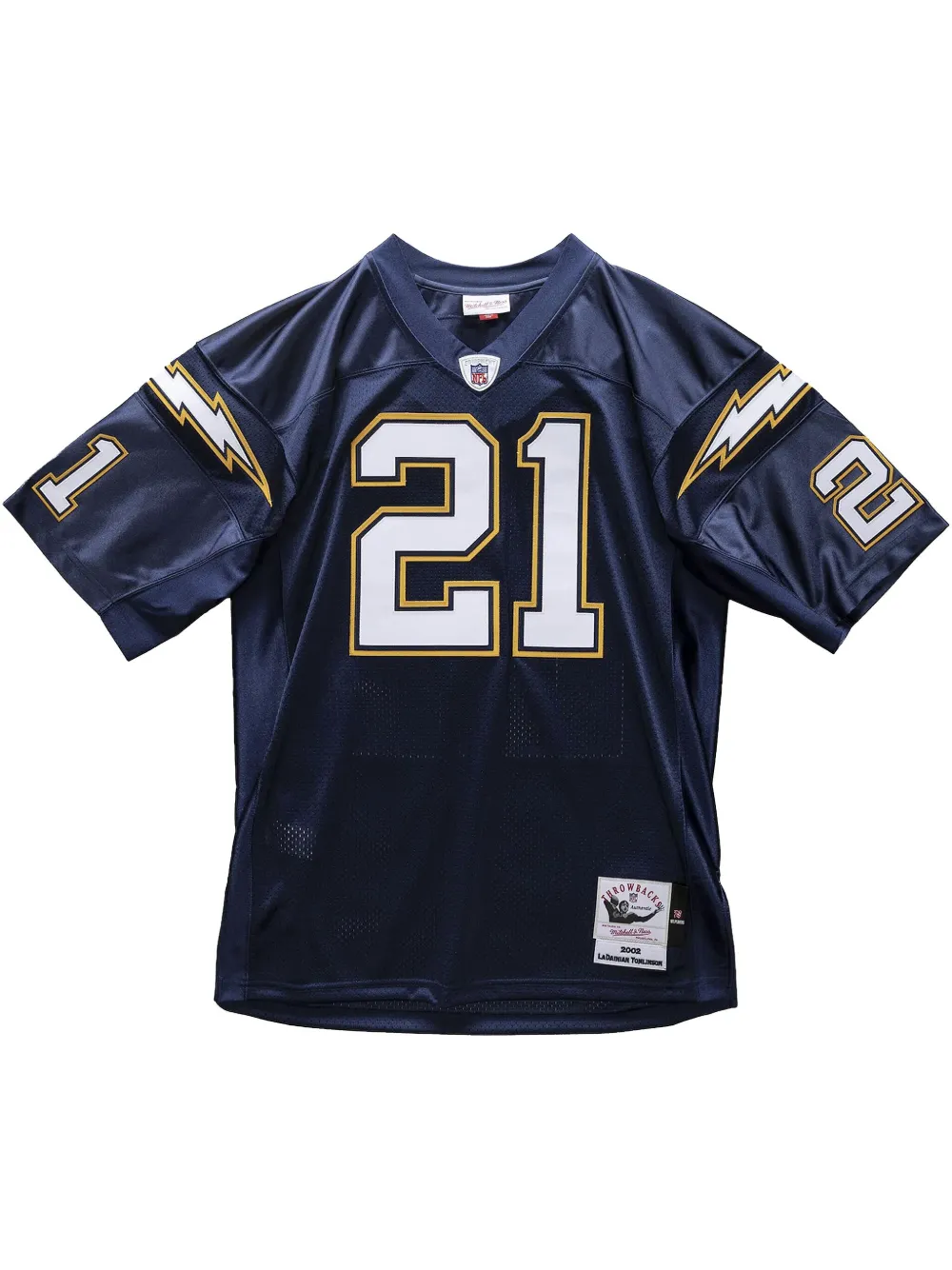 Топ San Diego Chargers 2002 LaDainian Tomlinson Mitchell & Ness, синий
Топ San Diego Chargers 2002 LaDainian Tomlinson Mitchell & Ness, синий