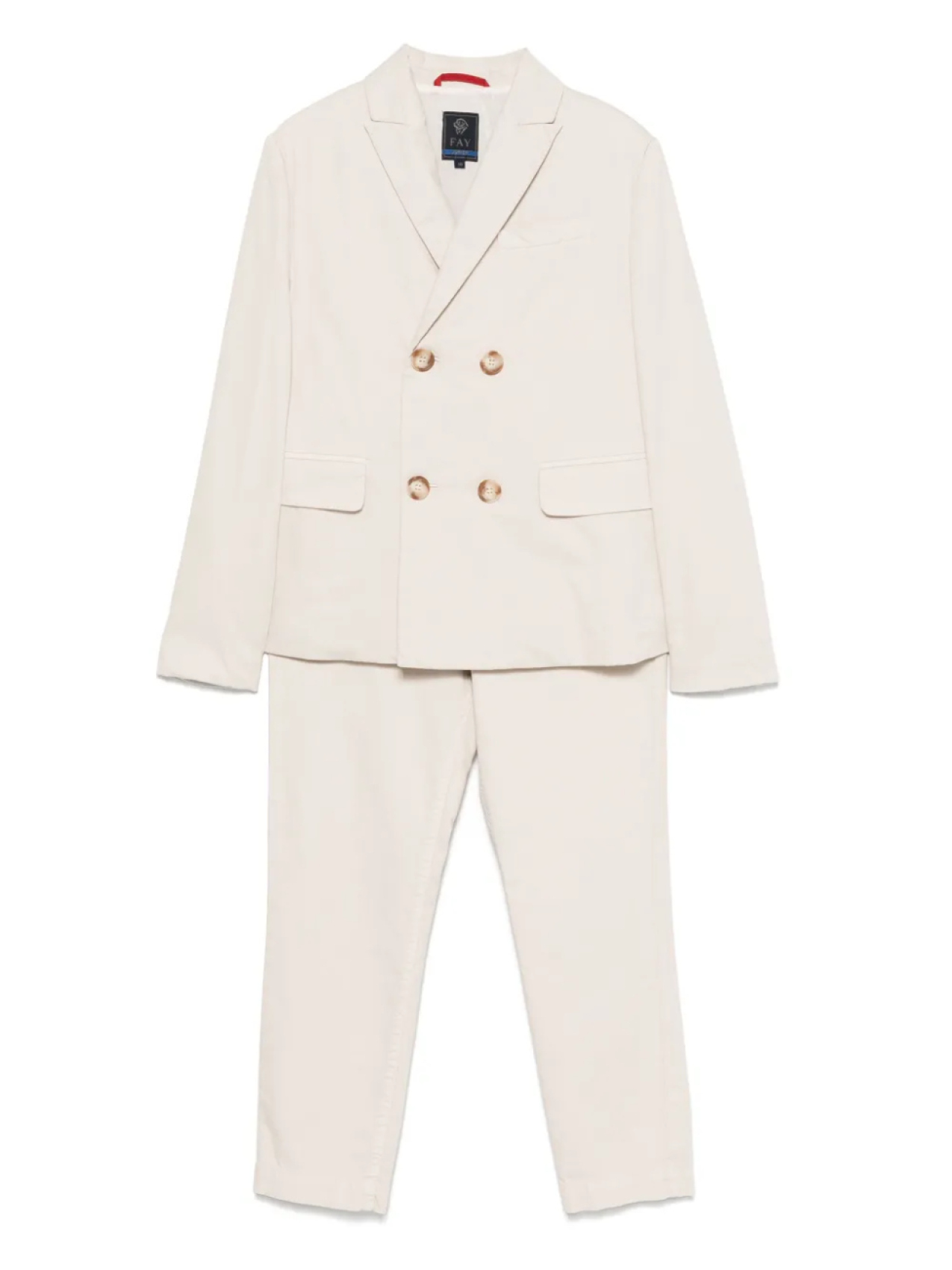 Двубортный костюм Fay Kids, нейтральный
Двубортный костюм Fay Kids, нейтральный