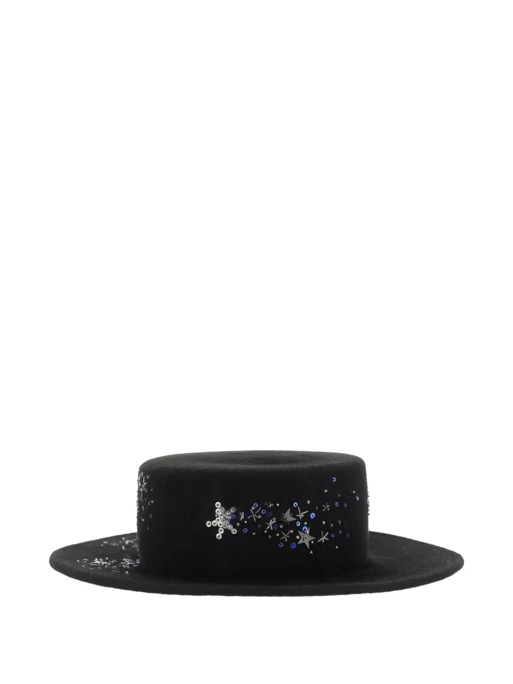 Широкополая шляпа, украшенная пайетками Ruslan Baginskiy, черный
Широкополая шляпа, украшенная пайетками Ruslan Baginskiy, черный