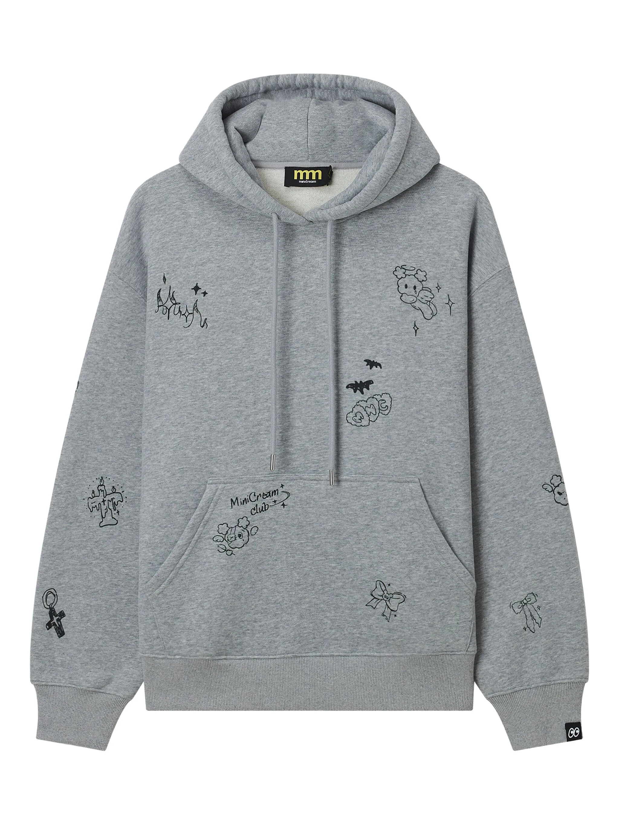 Худи с кулиской и графичным принтом Mini Cream, серый
Худи с кулиской и графичным принтом Mini Cream, серый