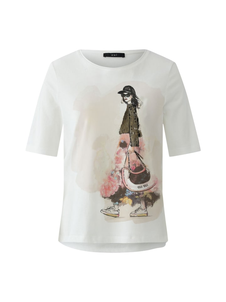 Oui Футболка с изображением танцовщицы в облаках
Oui Футболка с изображением танцовщицы в облаках