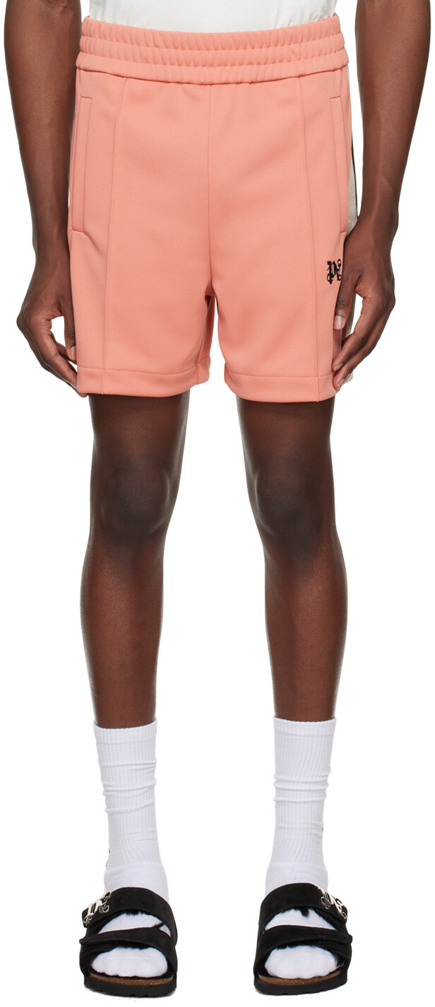 Розовые шорты с монограммой Palm Angels
Розовые шорты с монограммой Palm Angels