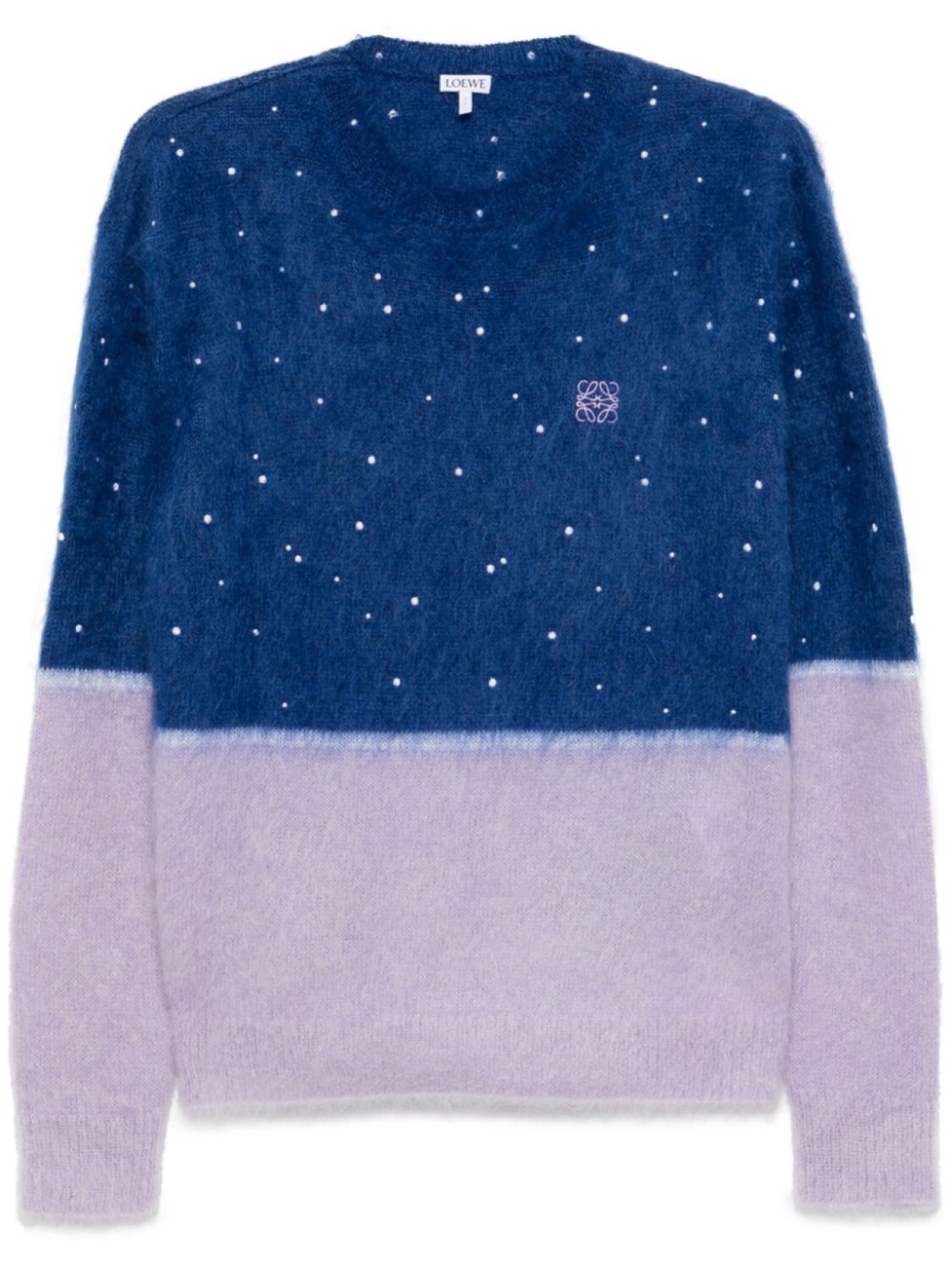 Свитер с эффектом начеса LOEWE, синий
Свитер с эффектом начеса LOEWE, синий