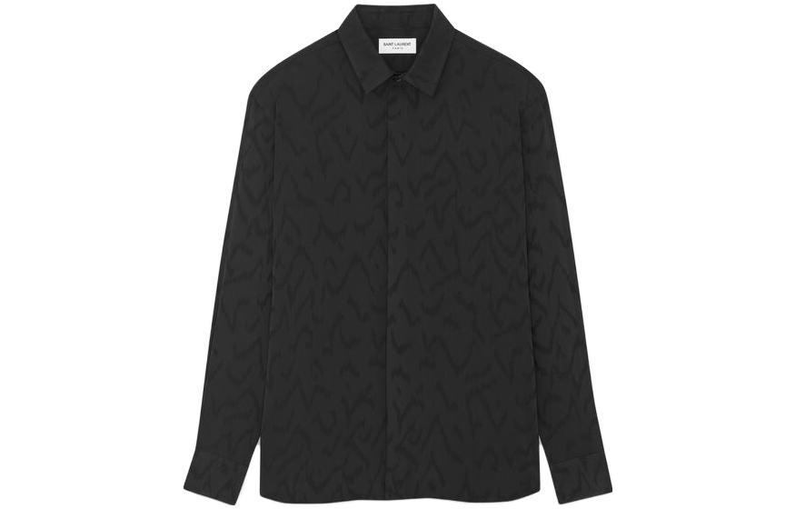 Рубашка мужская черная Saint Laurent, черный
Рубашка мужская черная Saint Laurent, черный
