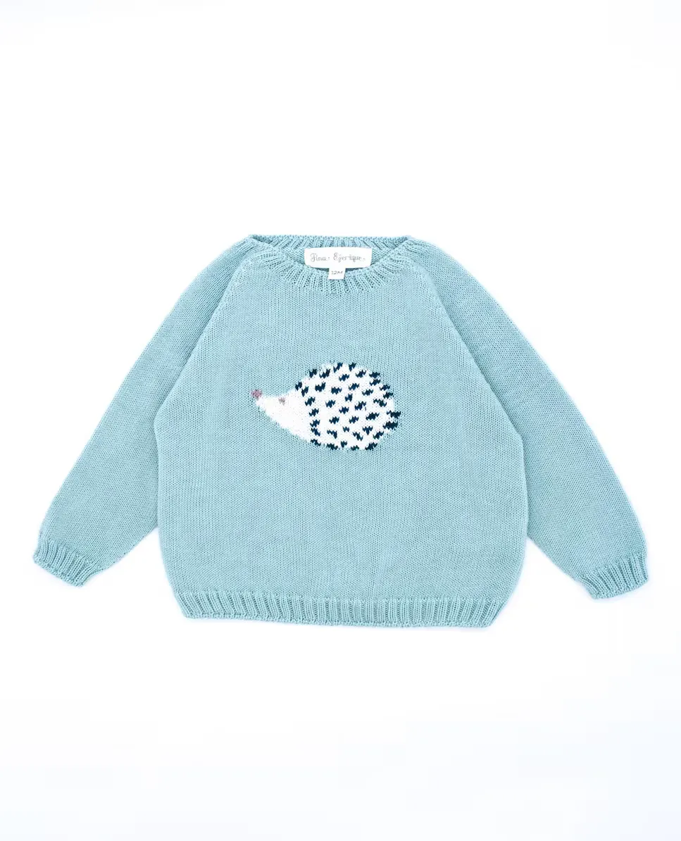 Детская хлопковая футболка с ежиком Fina Ejerique, бирюзовый
Детская хлопковая футболка с ежиком Fina Ejerique, бирюзовый