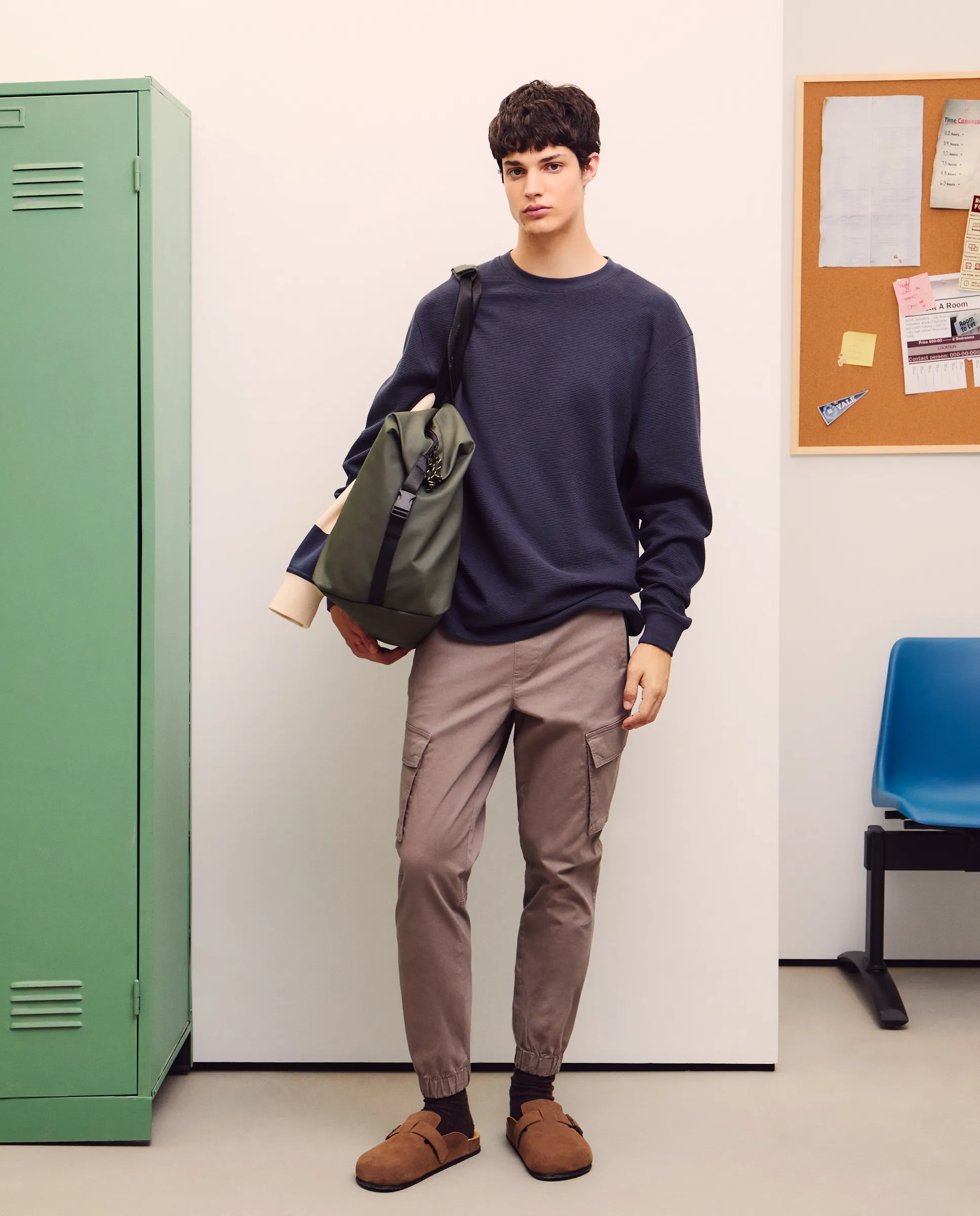 Мужские брюки с несколькими карманами и резинкой внизу Green Coast, светло-серый
Мужские брюки с несколькими карманами и резинкой внизу Green Coast, светло-серый