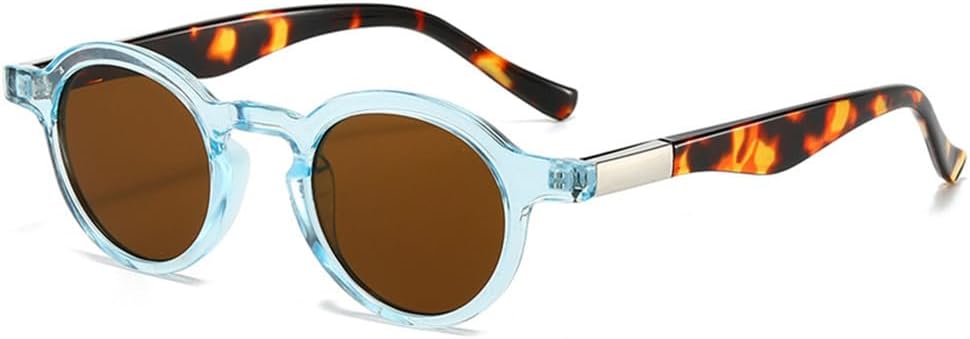 Солнцезащитные очки 2027 года, маленькие круглые, двухцветные, для женщин, ретро, прозрачные, с защитой от УФ-излучения UV400, для мужчин, в стиле панк MTZJH, Blue Leopard Tea
Солнцезащитные очки 2027 года, маленькие круглые, двухцветные, для женщин, ретро, прозрачные, с защитой от УФ-излучения UV400, для мужчин, в стиле панк MTZJH, Blue Leopard Tea