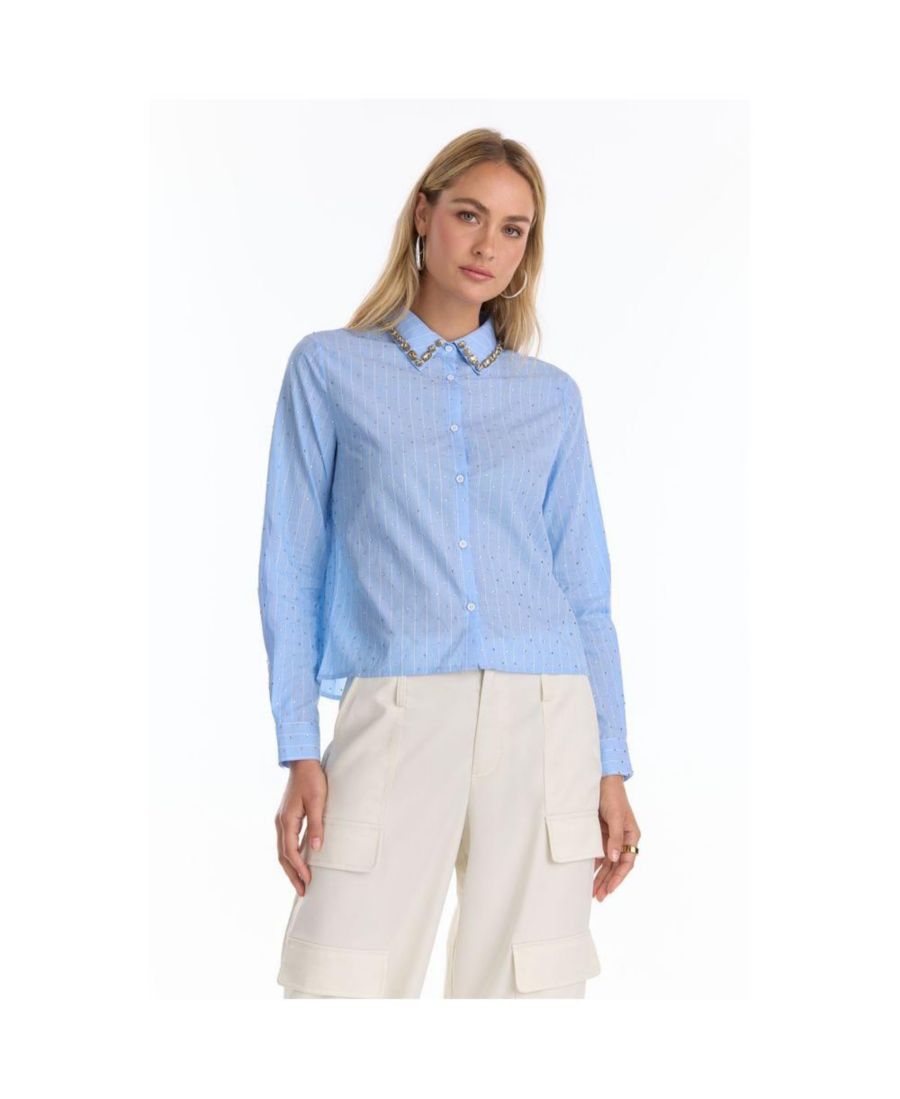 Женская рубашка Josefina Crystal Button Up - Blue Stripe The Noli Shop, Blue stripe
Женская рубашка Josefina Crystal Button Up - Blue Stripe The Noli Shop, Blue stripe