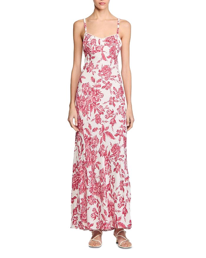 Макси-платье с цветочным принтом Sandro, мультиколор
Макси-платье с цветочным принтом Sandro, мультиколор