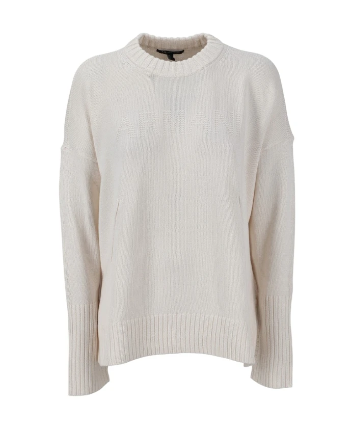 Свитер оверсайз с круглым вырезом Armani Exchange, белый
Свитер оверсайз с круглым вырезом Armani Exchange, белый