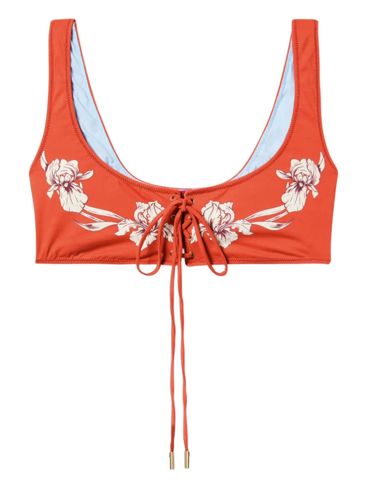 Верх бикини с цветочным принтом La DoubleJ, оранжевый
Верх бикини с цветочным принтом La DoubleJ, оранжевый