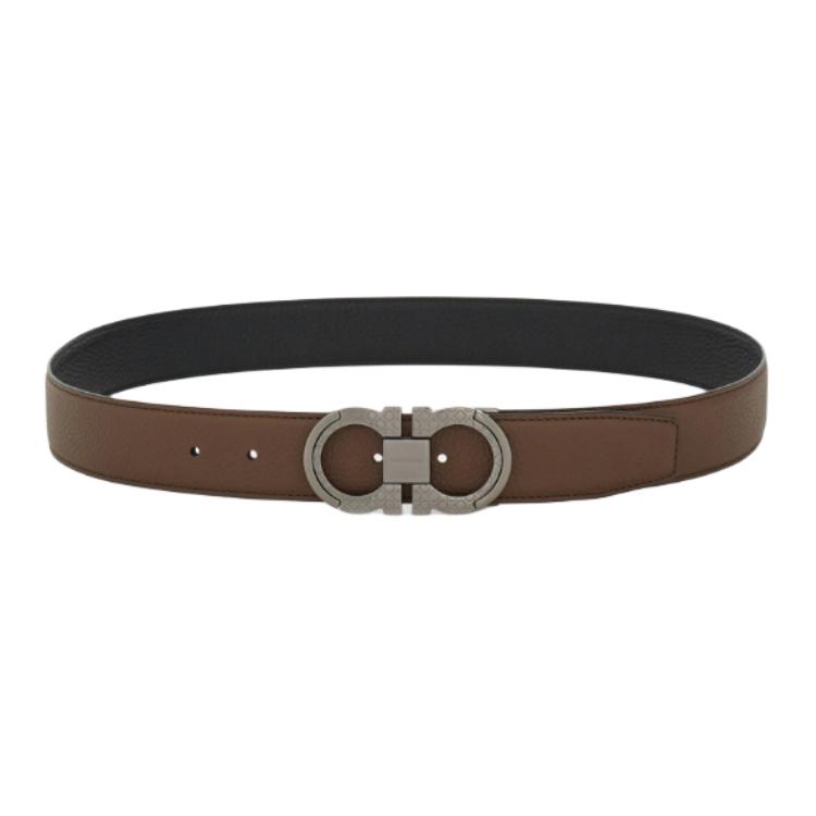 Кожаные ремни для мужчин из телячьей кожи clay/black ширина 3,5 см Ferragamo, черный
Кожаные ремни для мужчин из телячьей кожи clay/black ширина 3,5 см Ferragamo, черный