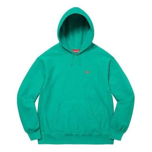 Толстовка small box hooded sweatshirt 'green' Supreme, зеленый 
Толстовка small box hooded sweatshirt 'green' Supreme, зеленый