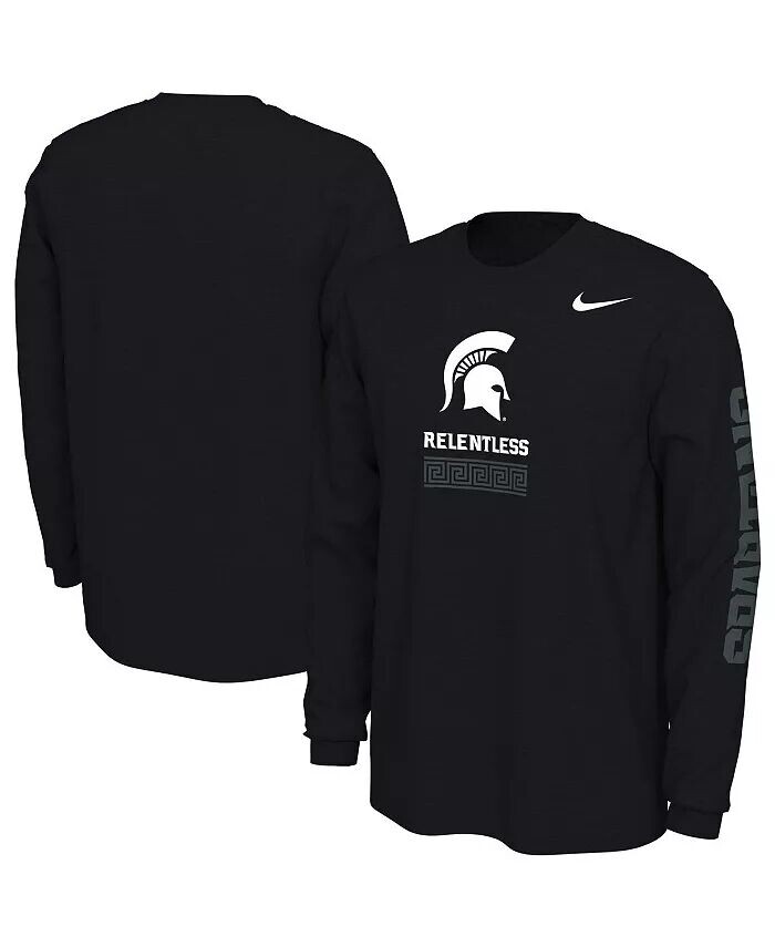 Мужская черная альтернативная футболка с длинным рукавом Michigan State Spartans Nike
Мужская черная альтернативная футболка с длинным рукавом Michigan State Spartans Nike