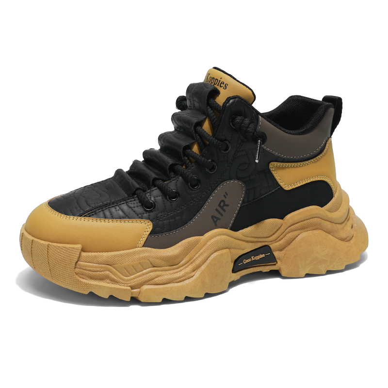 M.M Party Скользоустойчивые износостойкие высокие повседневные кроссовки мужские - черный желтый, цвет Black Yellow
M.M Party Скользоустойчивые износостойкие высокие повседневные кроссовки мужские - черный желтый, цвет Black Yellow