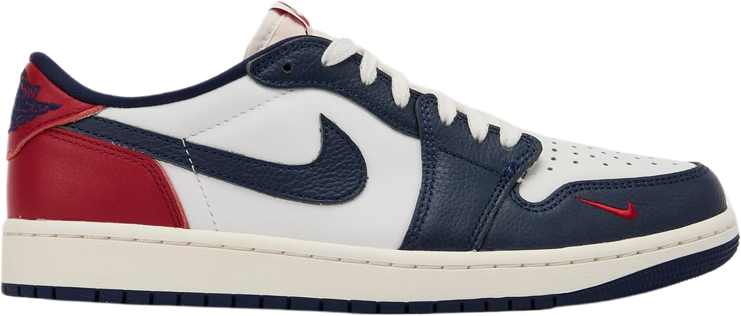 Мужские кроссовки Nike Air Jordan 1 Retro Low OG, Summit White/Gym Red-Midnight Navy
Мужские кроссовки Nike Air Jordan 1 Retro Low OG, Summit White/Gym Red-Midnight Navy
