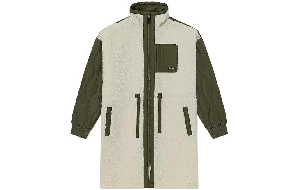 Продольная куртка из бархата серии Forest, женская, белая Vans
Продольная куртка из бархата серии Forest, женская, белая Vans