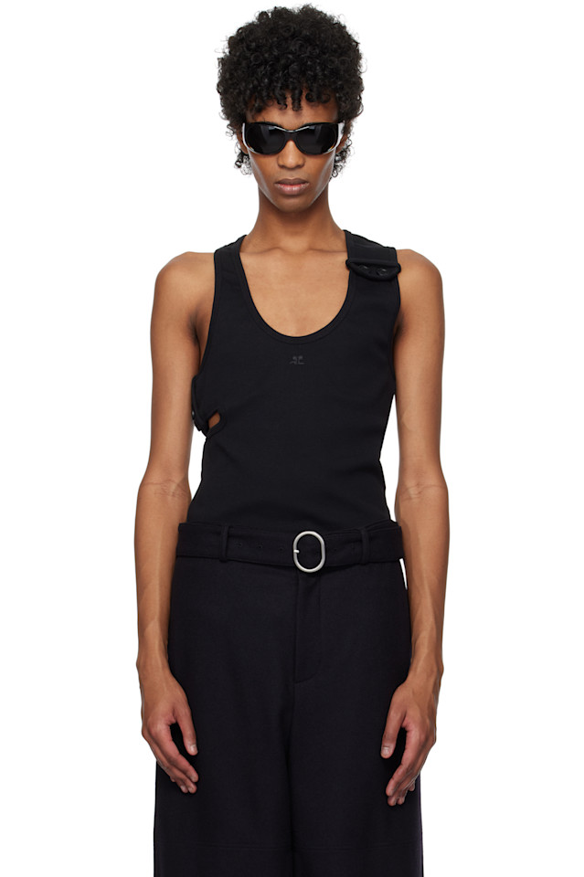 Футболка 90-х с вырезом под ребра Courrèges, черный
Футболка 90-х с вырезом под ребра Courrèges, черный