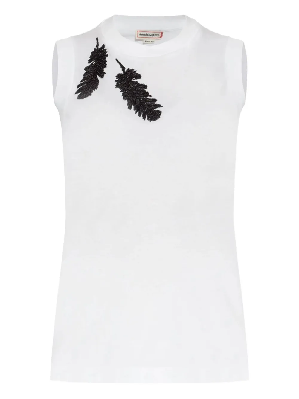 Топ с вышитым логотипом Alexander McQueen, белый
Топ с вышитым логотипом Alexander McQueen, белый