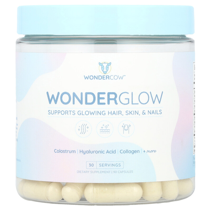 Wondercow, WonderGlow`` 90 капсул
Wondercow, WonderGlow`` 90 капсул