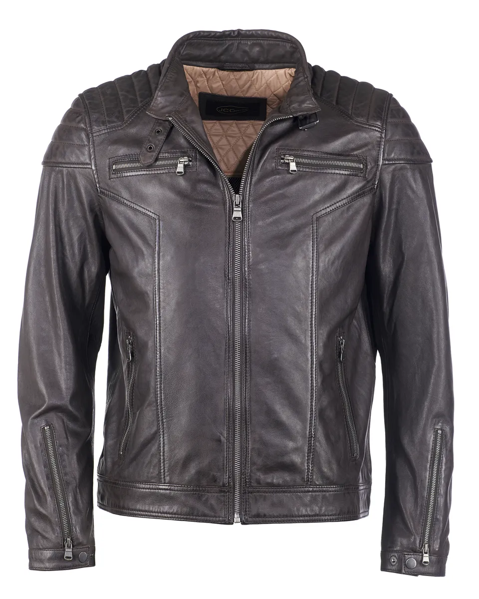 Байкерская куртка JCC "51167", коричневый
Байкерская куртка JCC "51167", коричневый