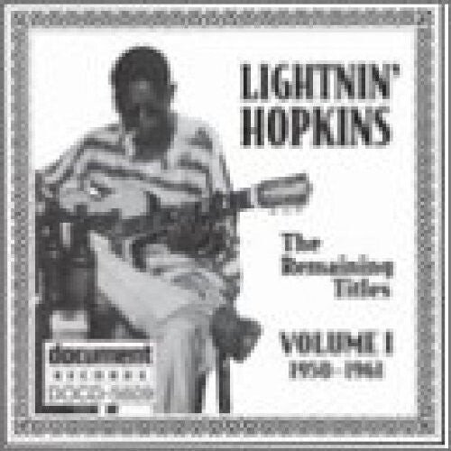 CD диск Hopkins, Lightnin': Remaining Titles Vol. 1 (1950-1961)
CD диск Hopkins, Lightnin': Remaining Titles Vol. 1 (1950-1961)
