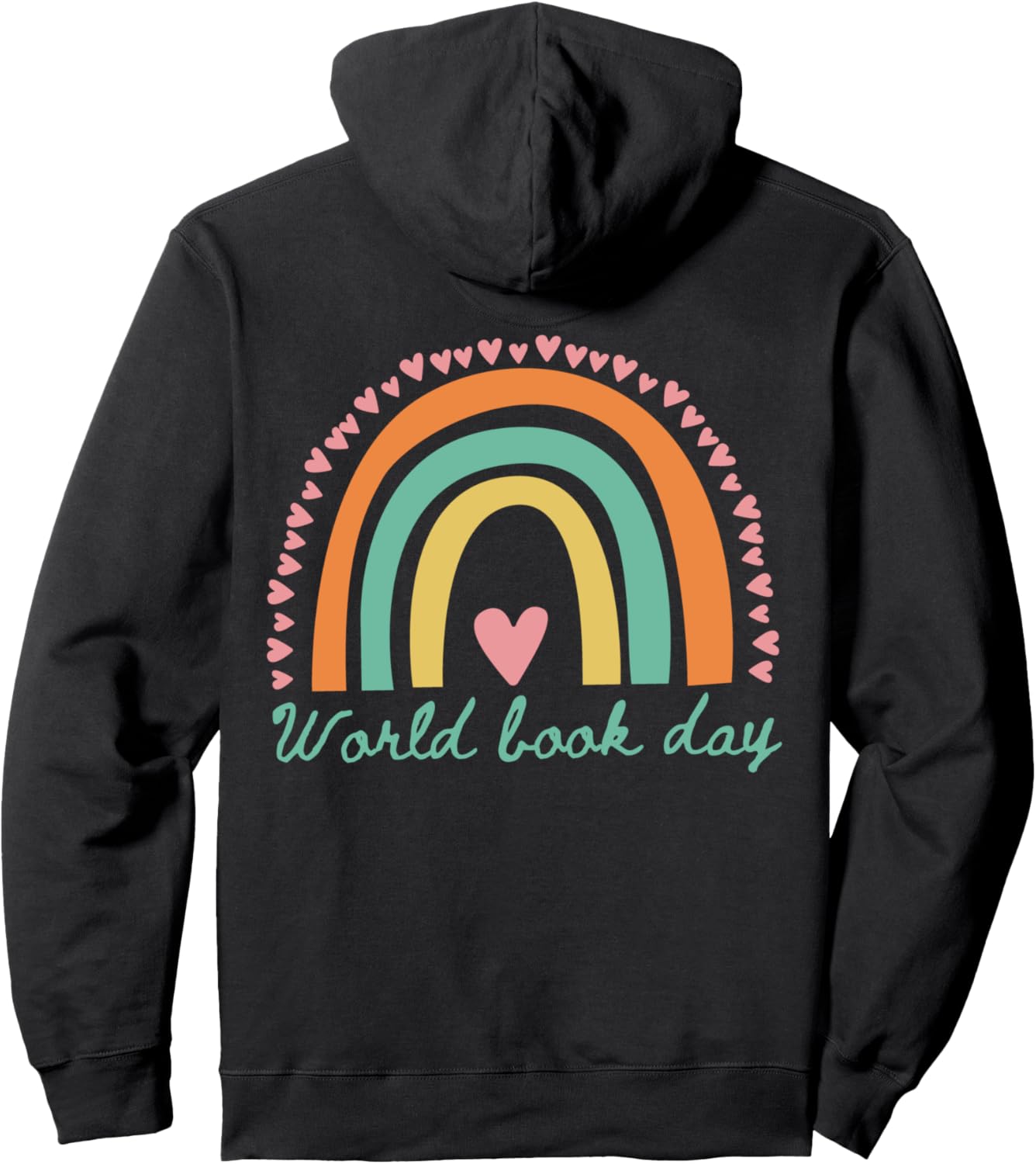 Худи с радужным сердцем ко Всемирному дню книги World Book Club Day Store, черный
Худи с радужным сердцем ко Всемирному дню книги World Book Club Day Store, черный